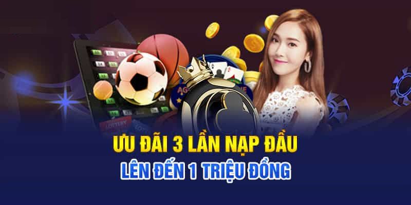 Thưởng nạp đầu 100% lên đến 1.500 điểm